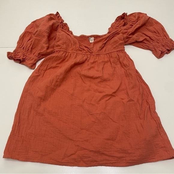 Billabong perfect paradise babydoll dress NWT peach color size medium - Picture 4 of 9